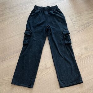 Wild fable Black/ Vintage Cargo Sweatpants small